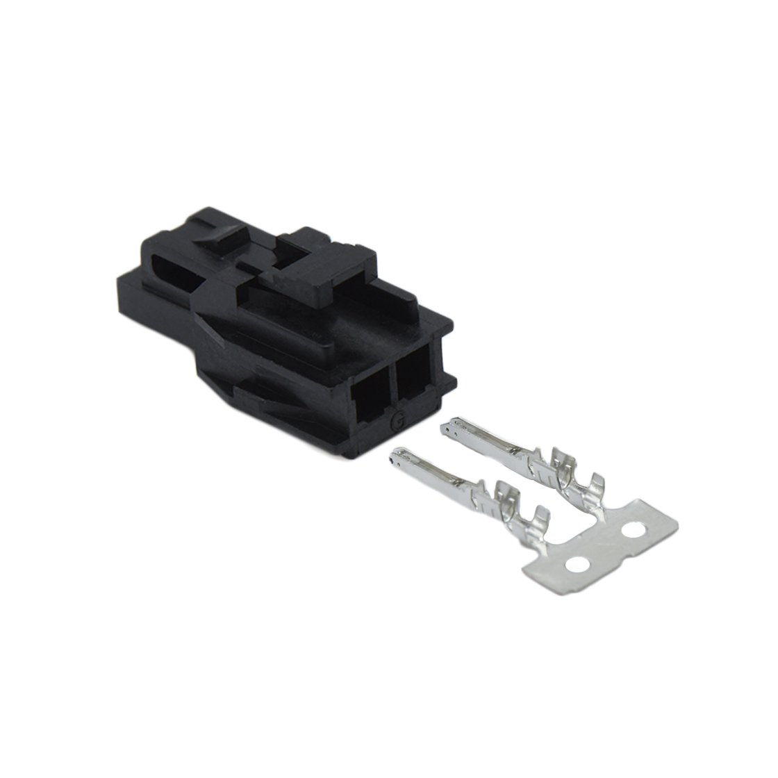 Pitch 2.50mm 单排 MALE HOUSING 02Pin 黑色
