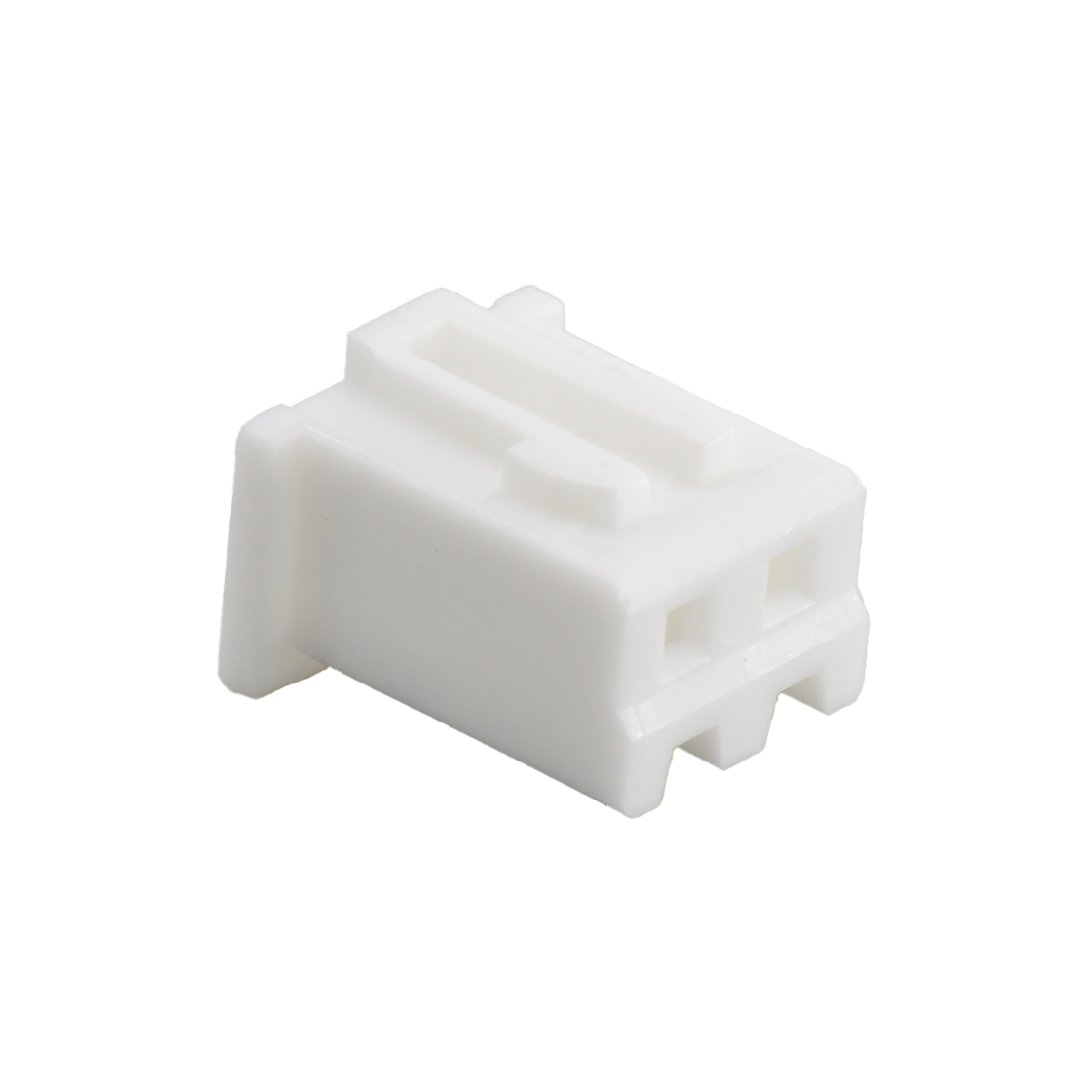 Pitch 2.50mm 180°HOUSING 2Pin 本色 PA66, UL94V-0