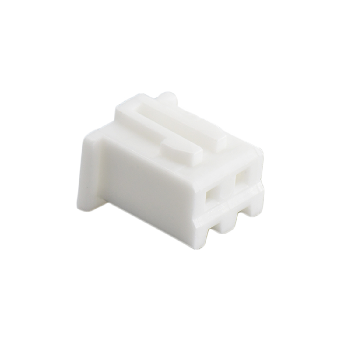 Pitch 2.50mm 180°MALE HOUSING 2Pin 本色 PA66, UL94V-0