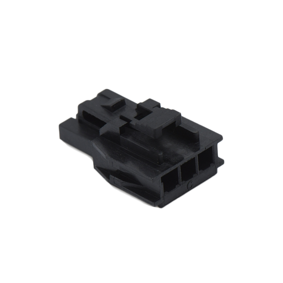 Pitch 2.50mm 单排 MALE HOUSING 03Pin 黑色