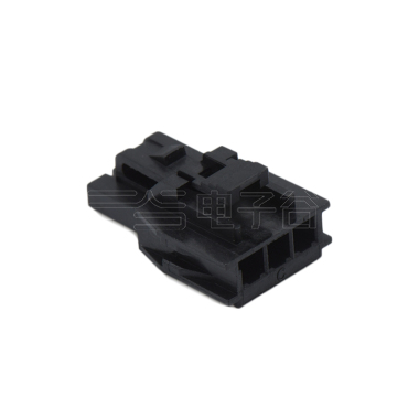 Pitch 2.50mm 单排 MALE HOUSING 03Pin 黑色