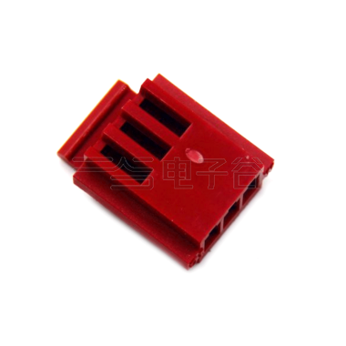 Pitch 2.50mm 带卡扣 Housing 03Pin 红色