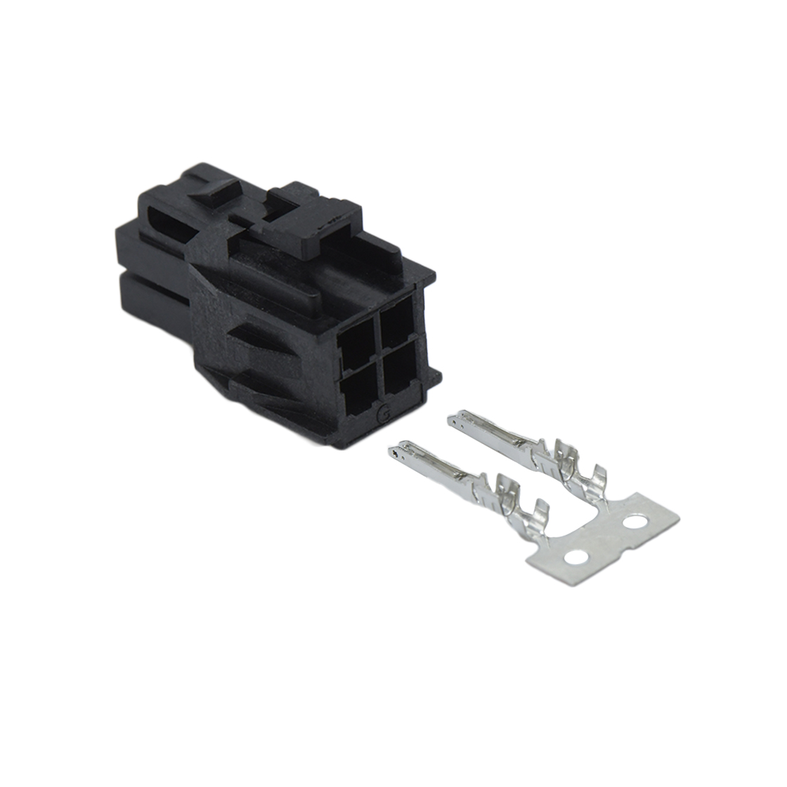 Pitch 2.50mm 双排 MALE HOUSING 04Pin 黑色