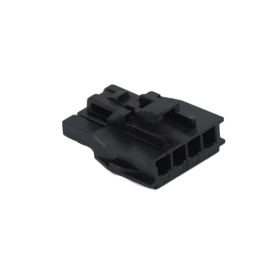Pitch 2.50mm 单排 MALE HOUSING 04Pin 黑色