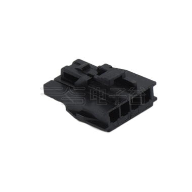Pitch 2.50mm 单排 MALE HOUSING 04Pin 黑色