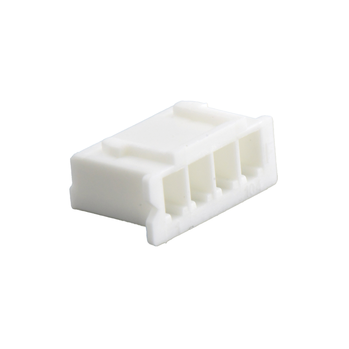 Pitch 2.50mm 180°HOUSING 4Pin 本色 PA66, UL94V-0