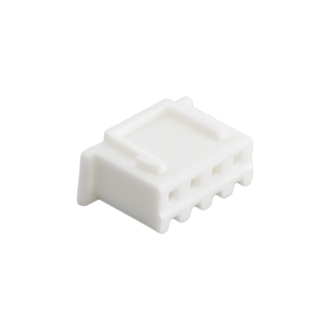 Pitch 2.50mm 180°MALE HOUSING 4Pin 本色 PA66, UL94V-0