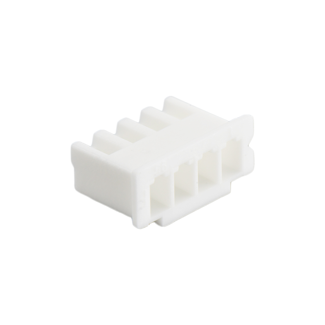 Pitch 2.50mm 180°MALE HOUSING 4Pin 本色 PA66, UL94V-0