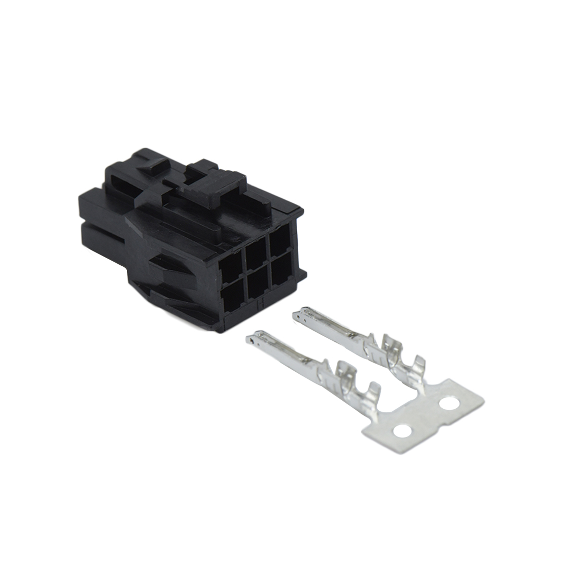 Pitch 2.50mm 双排 MALE HOUSING 06Pin 黑色