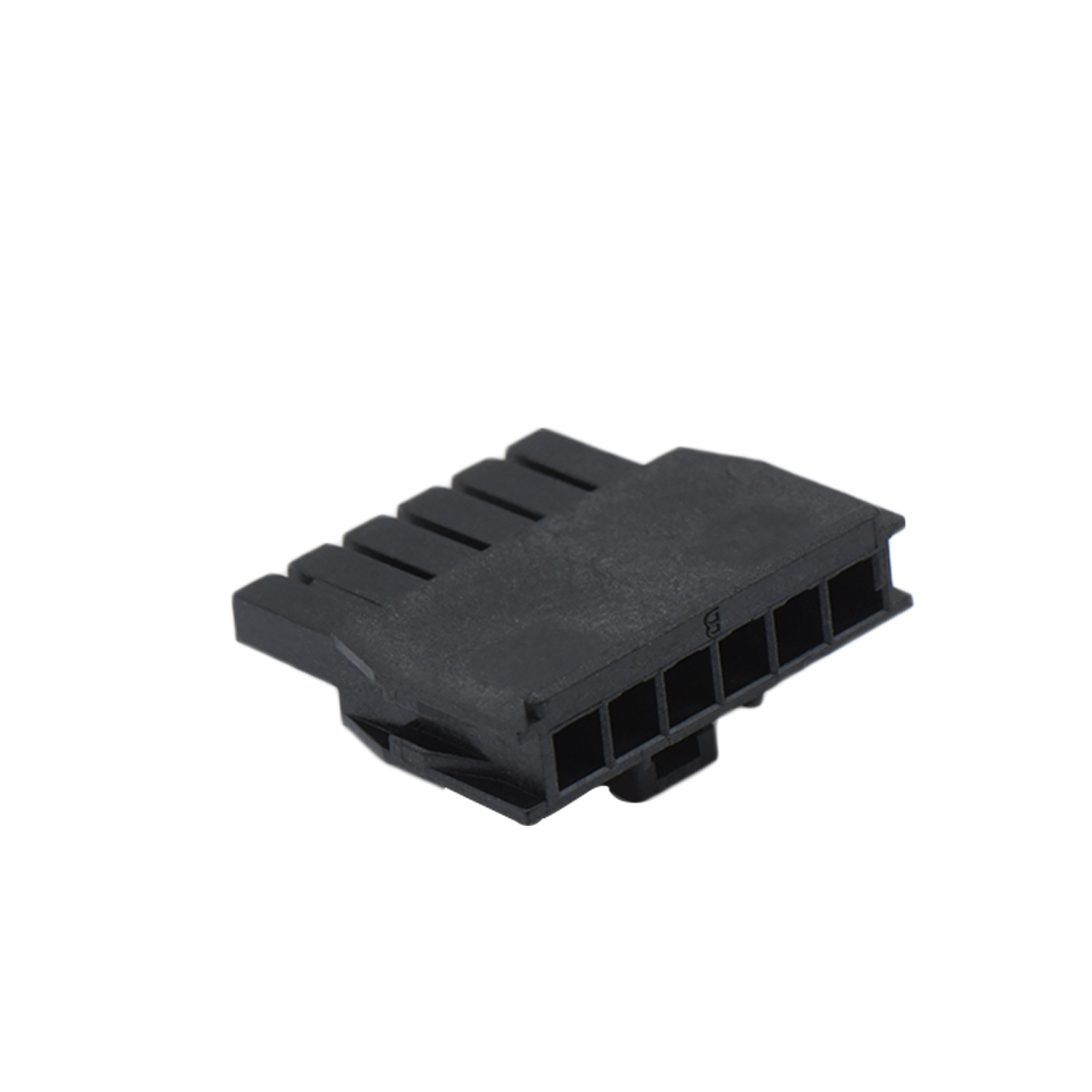 Pitch 2.50mm 单排 MALE HOUSING 06Pin 黑色