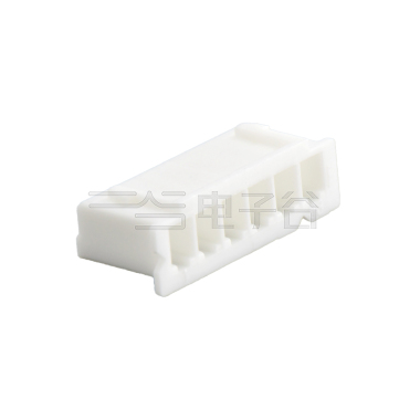 Pitch 2.50mm 180°HOUSING 6Pin 本色 PA66, UL94V-0