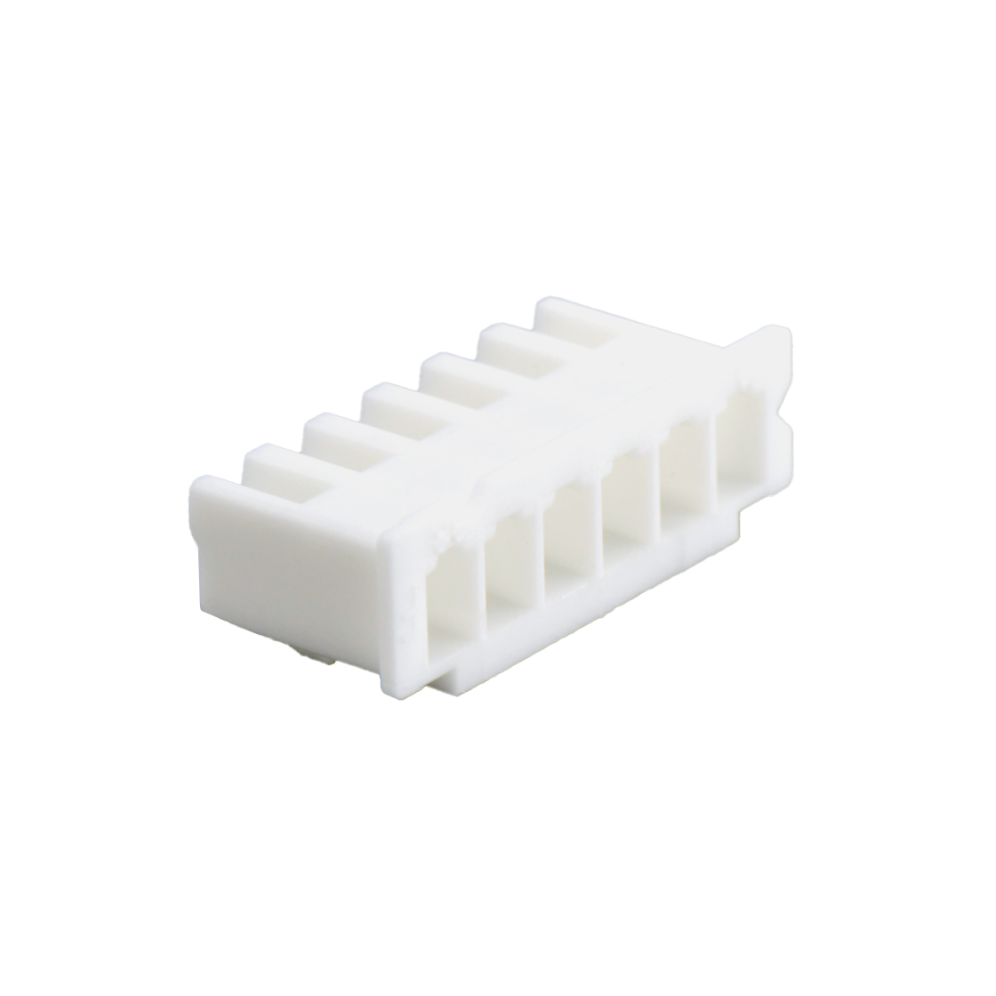 Pitch 2.50mm 180°HOUSING 6Pin 本色 PA66, UL94V-0
