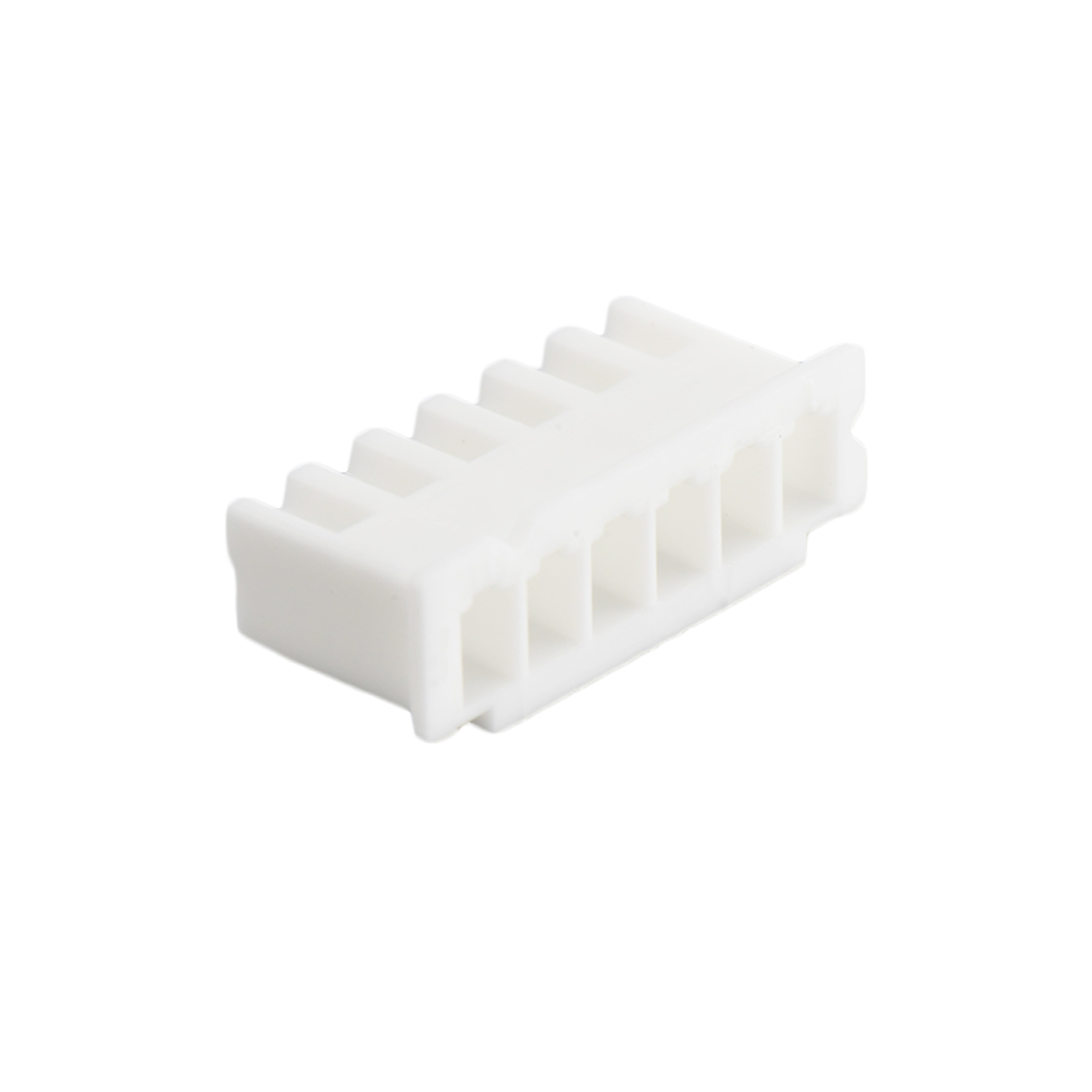 Pitch 2.50mm 180°MALE HOUSING 6Pin 本色 PA66, UL94V-0