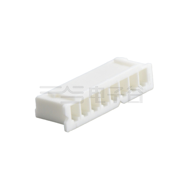 Pitch 2.50mm 180°HOUSING 8Pin 本色 PA66, UL94V-0