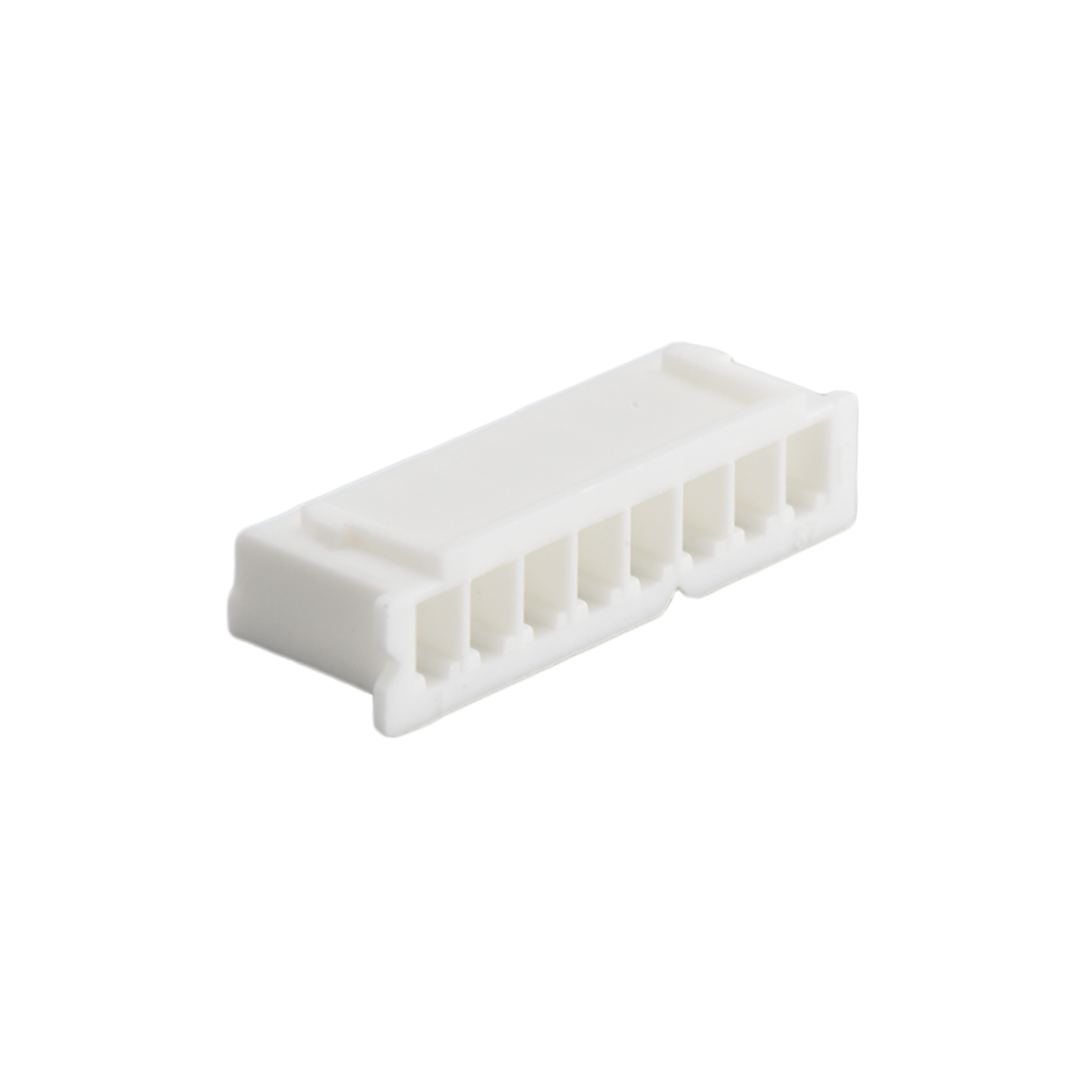 Pitch 2.50mm 180°MALE HOUSING 8Pin 本色 PA66, UL94V-0