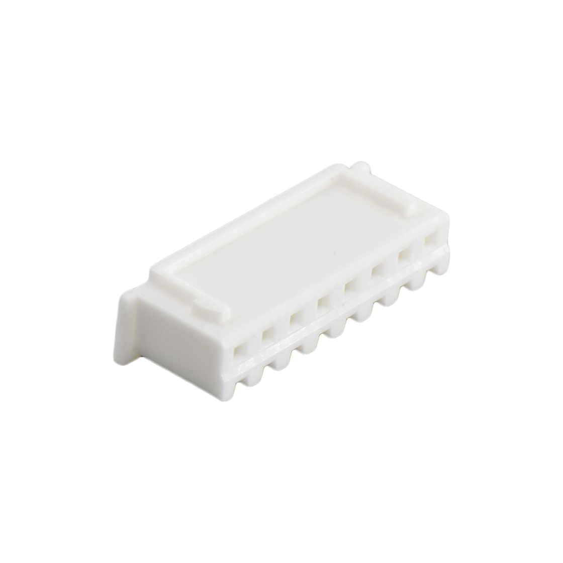 Pitch 2.50mm 180°MALE HOUSING 8Pin 本色 PA66, UL94V-0