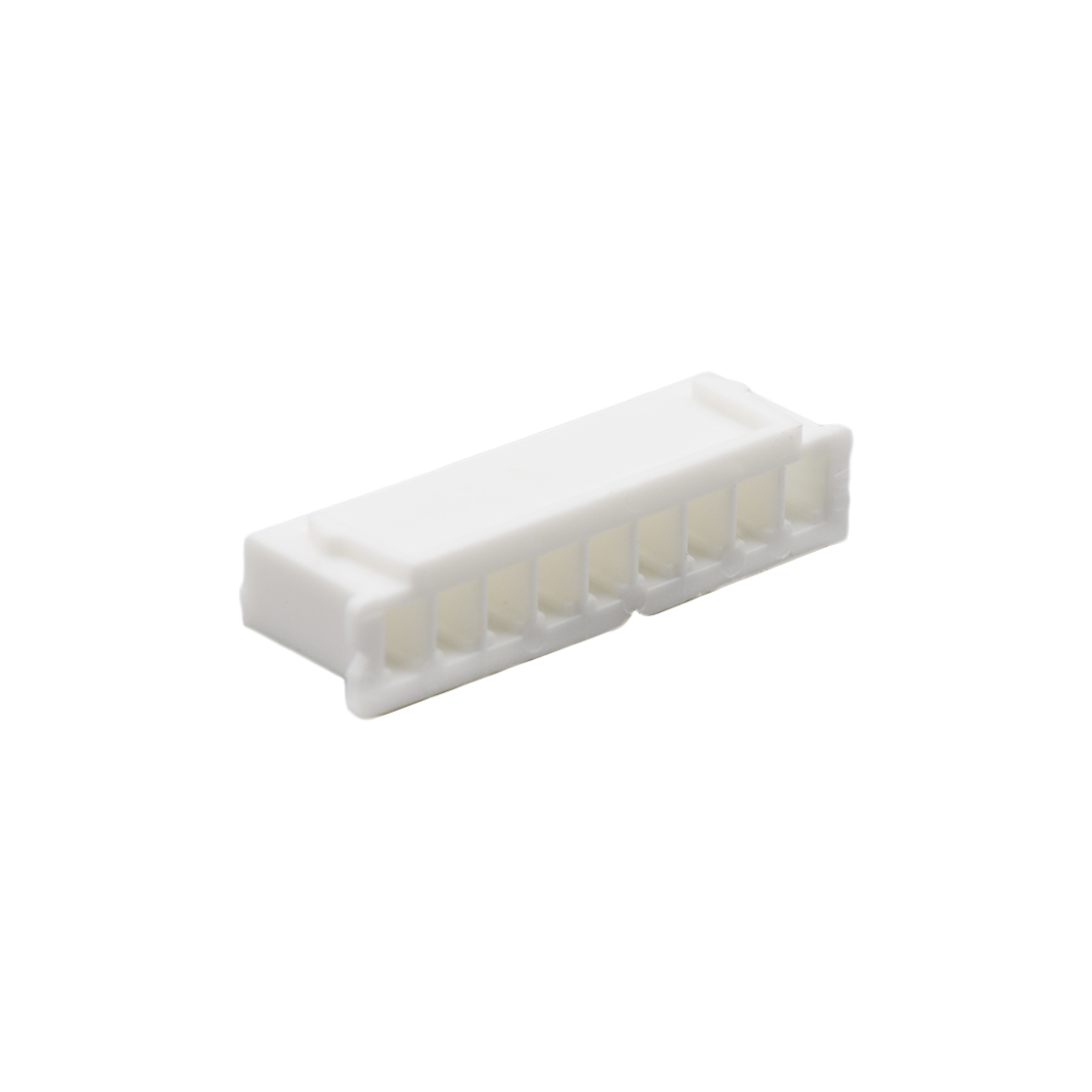 Pitch 2.50mm 180°MALE HOUSING 9Pin 本色 PA66, UL94V-0