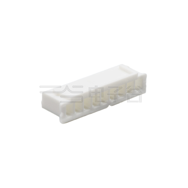 Pitch 2.50mm 180°MALE HOUSING 9Pin 本色 PA66, UL94V-0