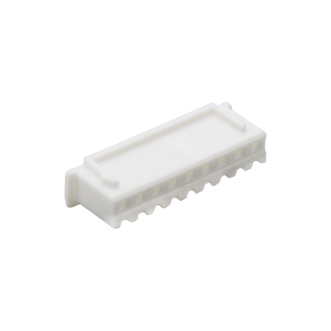 Pitch 2.50mm 180°MALE HOUSING 9Pin 本色 PA66, UL94V-0