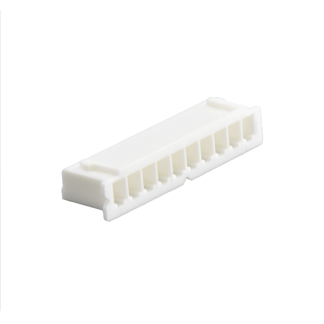Pitch 2.50mm 180°HOUSING 10Pin 本色 PA66, UL94V-0