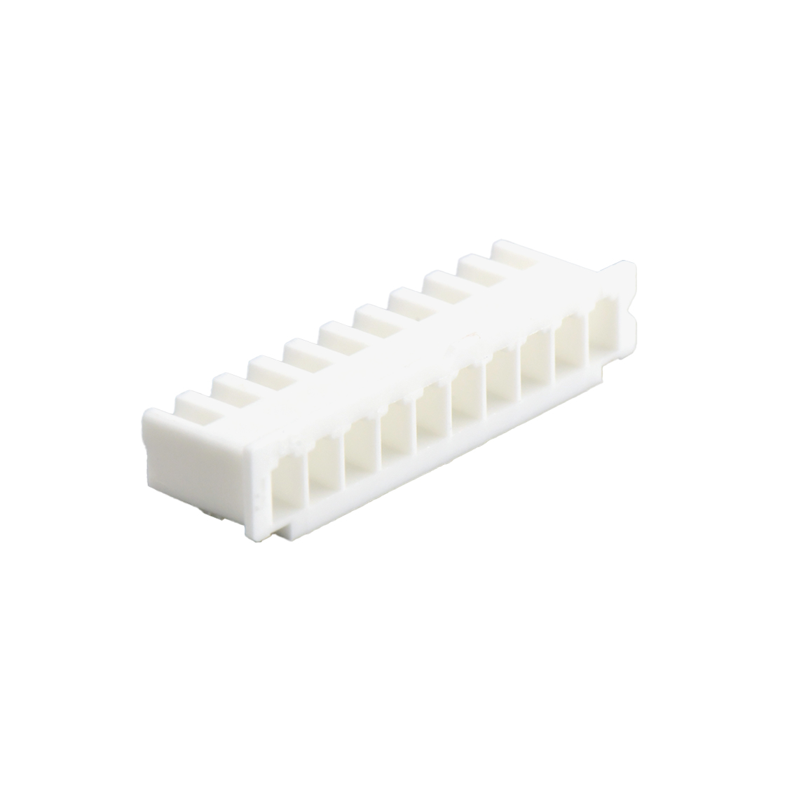 Pitch 2.50mm 180°HOUSING 10Pin 本色 PA66, UL94V-0