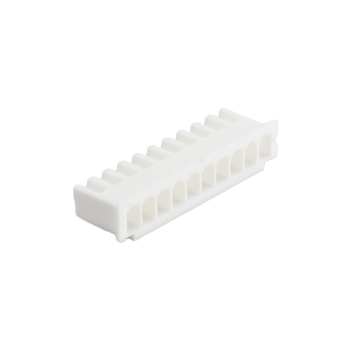 Pitch 2.50mm 180°MALE HOUSING 10Pin 本色 PA66, UL94V-0