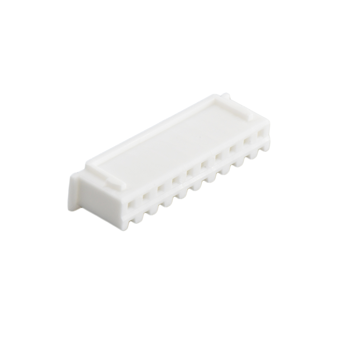 Pitch 2.50mm 180°MALE HOUSING 10Pin 本色 PA66, UL94V-0