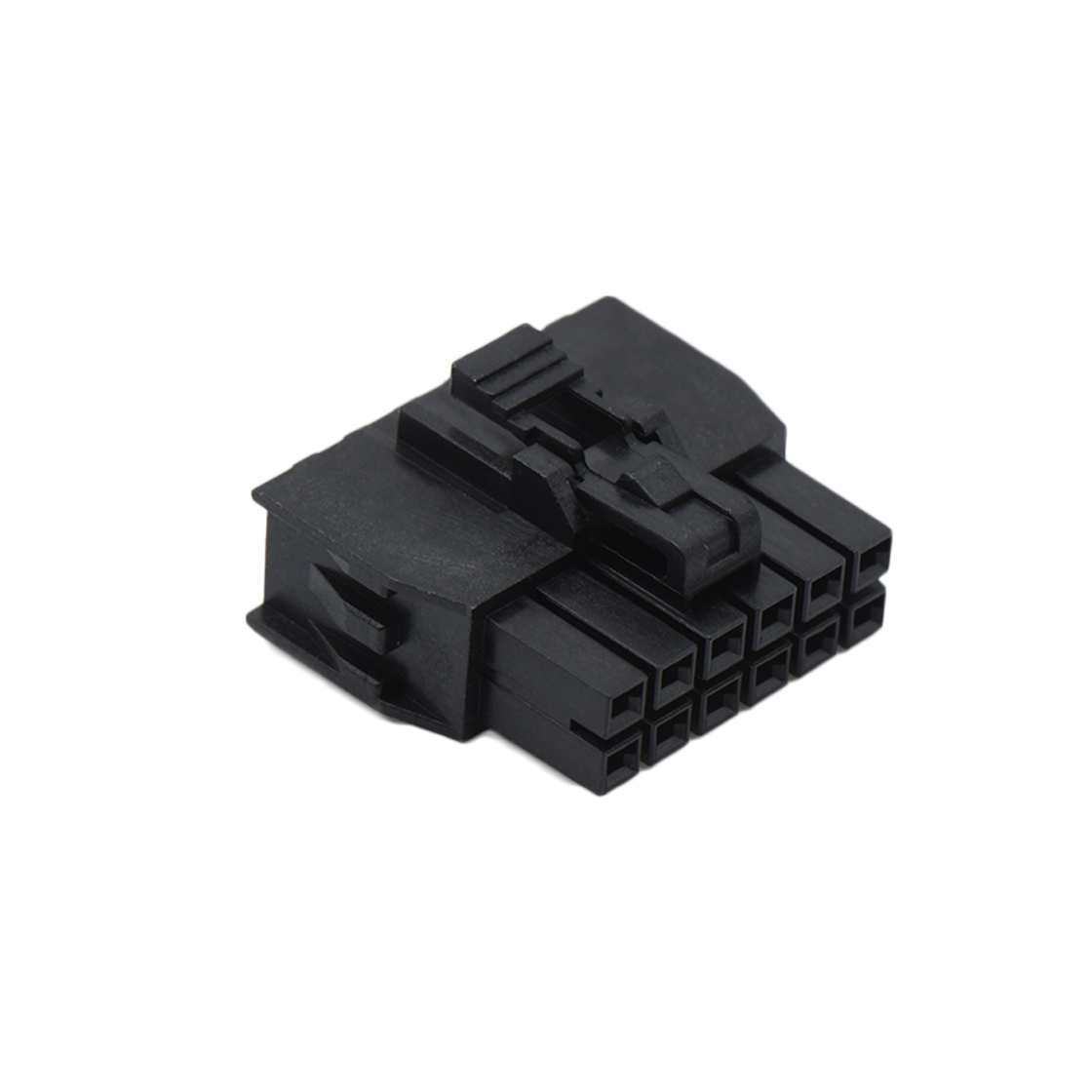 Pitch 2.50mm 双排 MALE HOUSING 12Pin 黑色