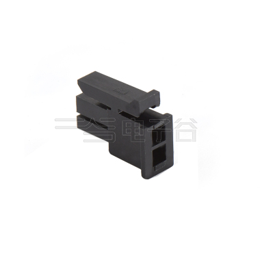 Pitch 3.00mm 双排带扣 Housing 2x1pin 黑色