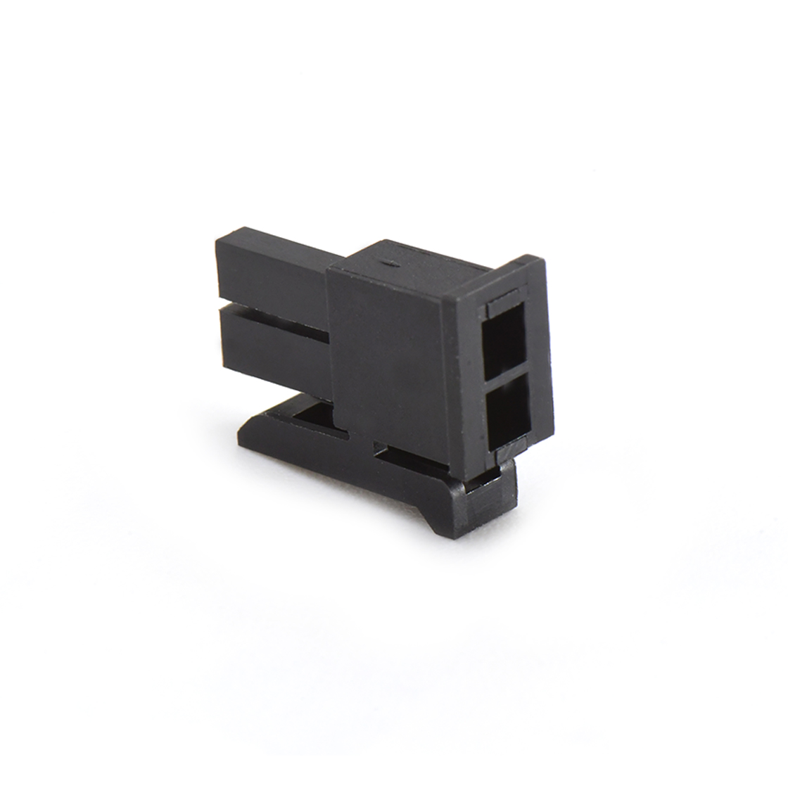 Pitch 3.00mm 双排带扣 Housing 2x1pin 黑色