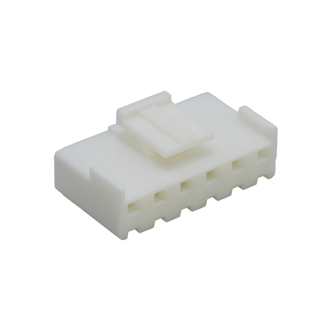 Pitch 3.96mm 180°VH 单排 Housing 6Pin 本色 PA66