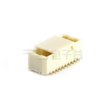 Pitch 1.00mm 180º 双排立贴带吸附盖Wafer 2x10Pin 本色 镀全金G/F