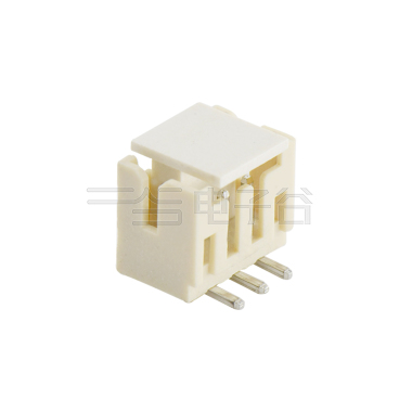 Pitch 2.0mm 180°双排立贴 Wafer 2x3pin 本色 镀亮锡