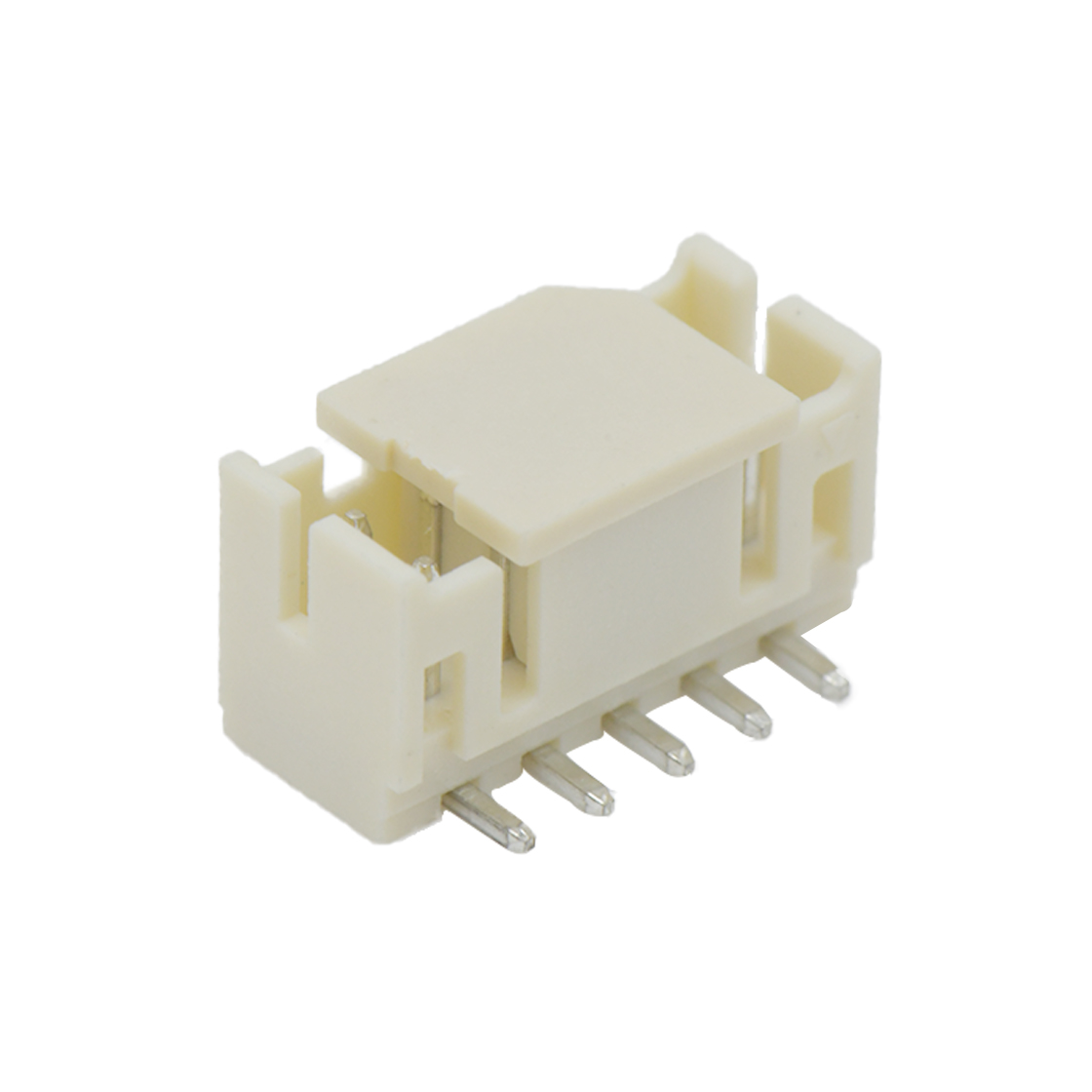 Pitch 2.0mm 180°双排立贴 Wafer 2x5pin 本色 镀亮锡