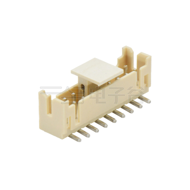 Pitch 2.0mm 180°双排立贴 Wafer 2x9pin 本色 镀亮锡