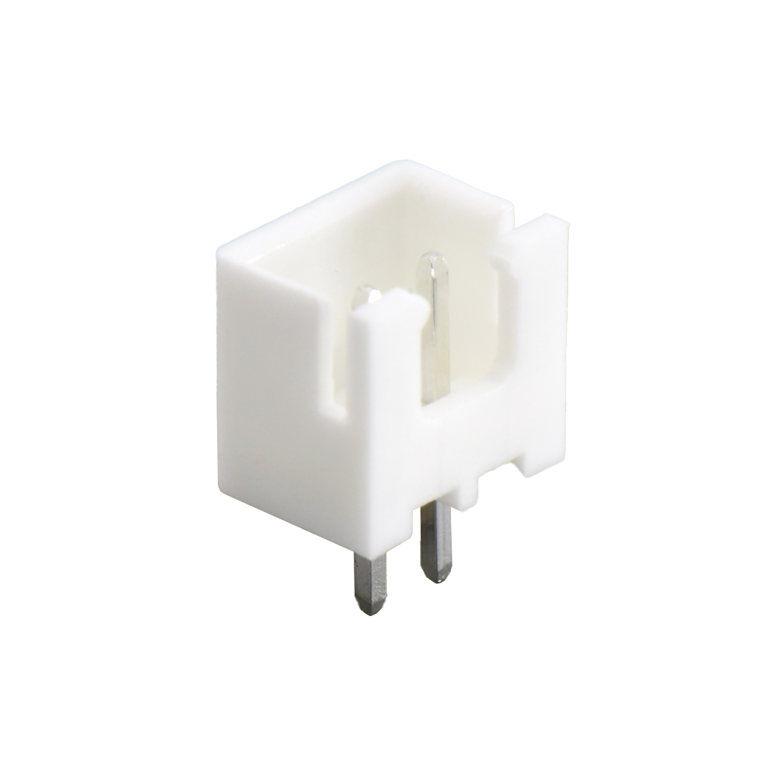 Pitch 2.50mm 180°WAFER 无K 2Pin 白色 PA66, UL94V-0 亮锡