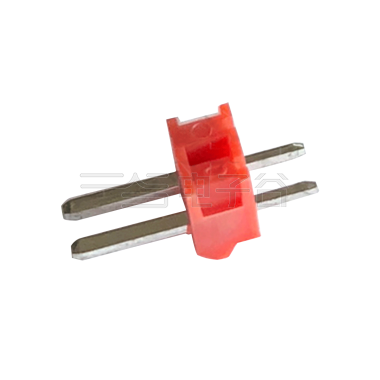 Pitch 2.50mm 单排立插 Wafer 02Pin 红色 亮锡