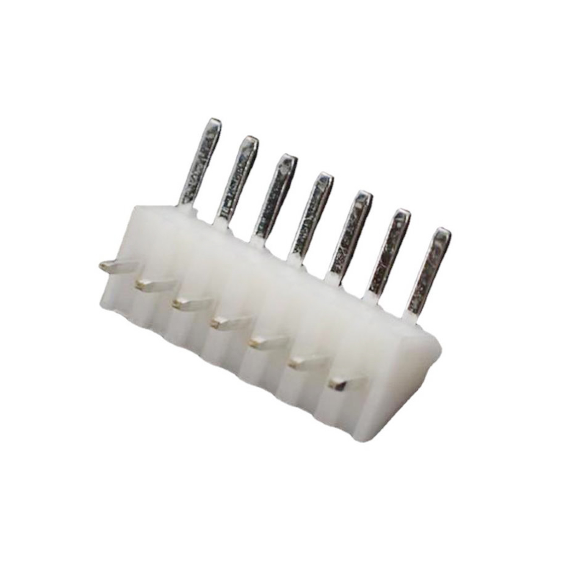 Pitch 2.50mm 单排卧插 Wafer 07Pin 本色 亮锡