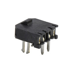 Pitch3.00mm 单排90°带扣带鱼叉脚 Dip型 Wafer