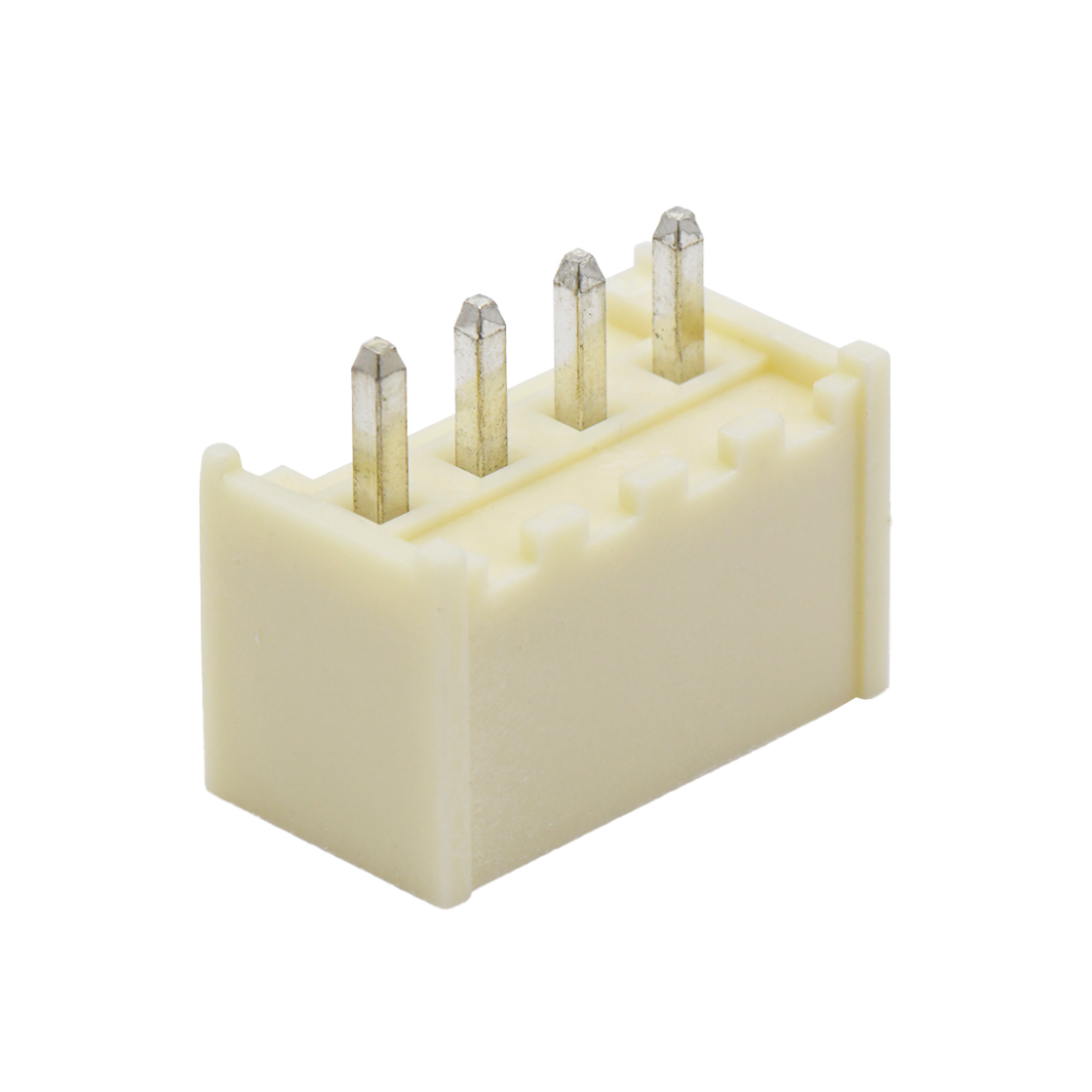 Pitch 3.96mm 180° 单排立插 Wafer 04Pin 本色 PA9T UL94V-0