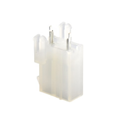 Pitch 4.2mm 双排 180°DIP Wafer 带双柱 空心针