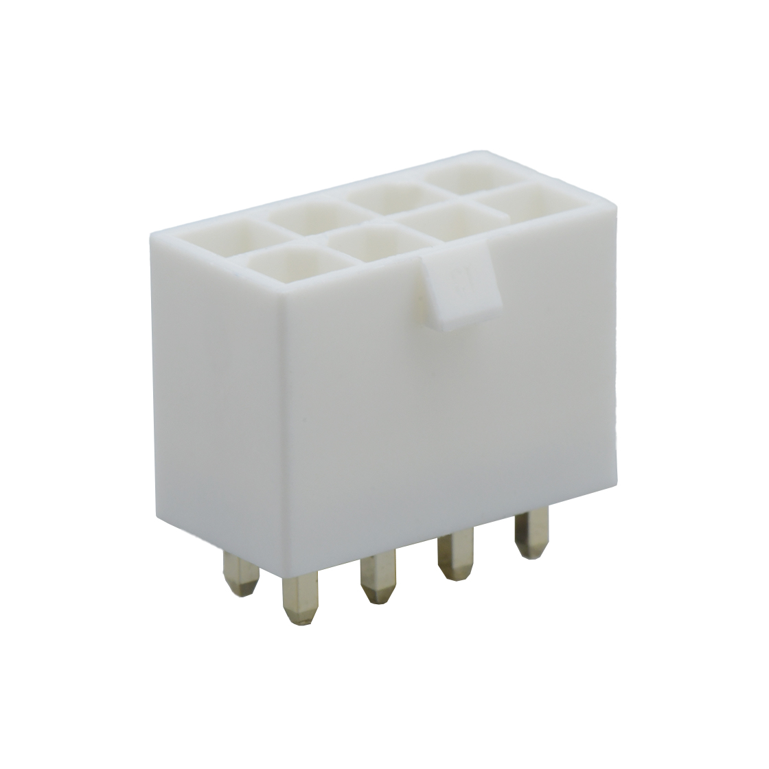 Pitch 4.2mm 双排 180°DIP Wafer 实心针 7、8连PIN 特殊款