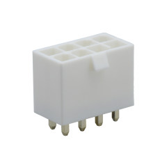 Pitch 4.2mm 双排 180°DIP Wafer 实心针 7、8连PIN 特殊款