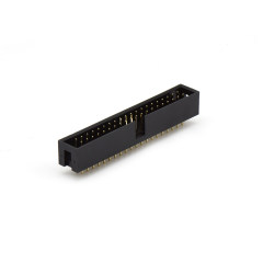 Pitch 2.54mm 180° 双排 DIP 简牛 PC:3.3MM 盘装