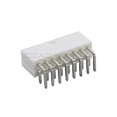 Pitch 4.2mm 双排 90°DIP Wafer 实心针 2X8Pin PA66,94V-0 本色 亮锡