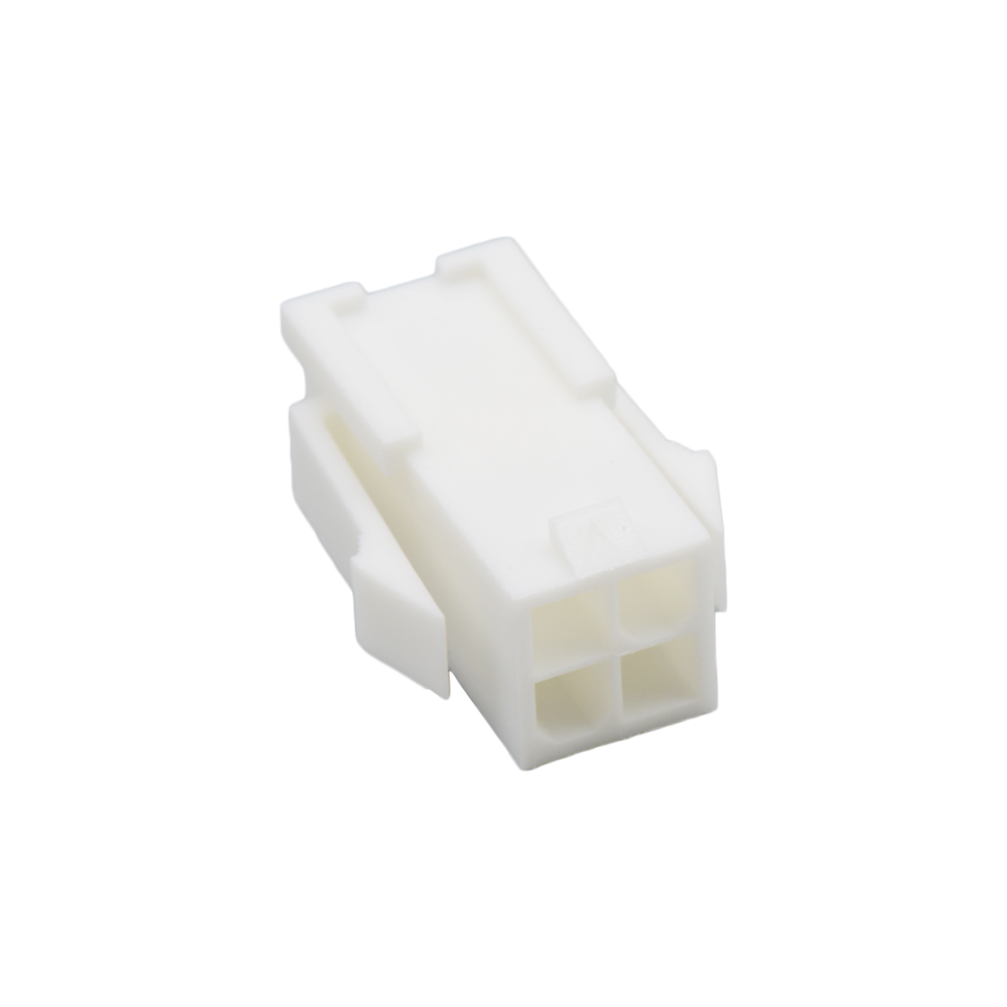 Pitch 4.2mm Female 双排 Housing 有耳 2X2Pin 本色