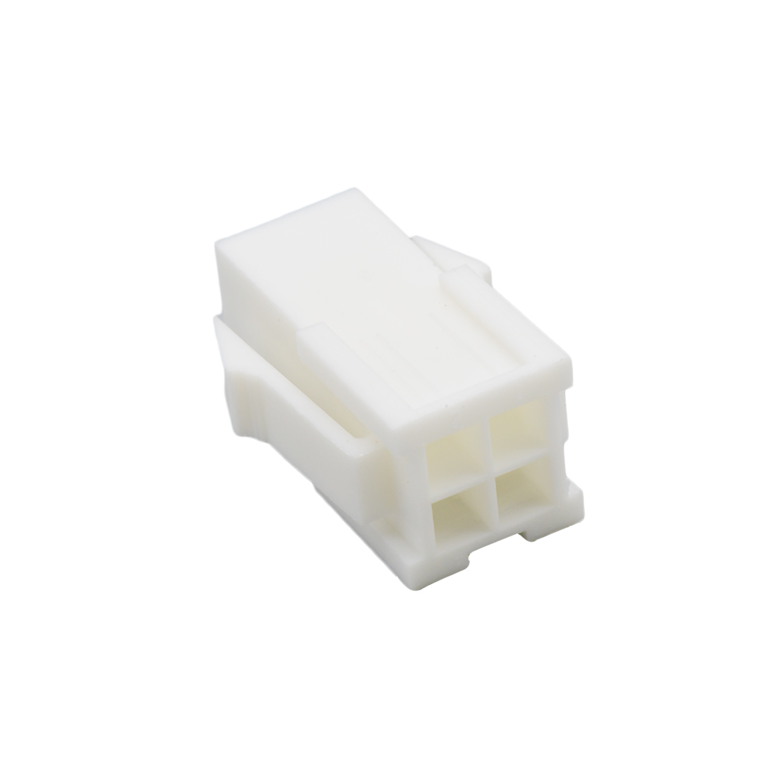 Pitch 4.2mm Female 双排 Housing 有耳 2X2Pin 本色