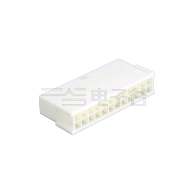 Pitch 4.20mm Female 双排 Housing 无耳 2X12Pin 本色 PA66,94V-2
