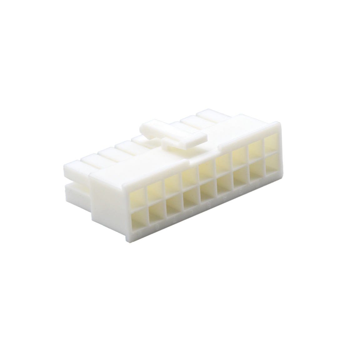 Pitch 4.2mm Male 双排 Housing 2X9Pin 本色