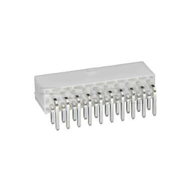 Pitch 4.2mm 双排 90°DIP Wafer 实心针 2X10Pin PA66,94V-0 本色 亮锡